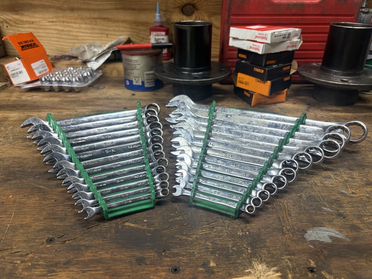Joe's older USA-made SK combination wrench sets